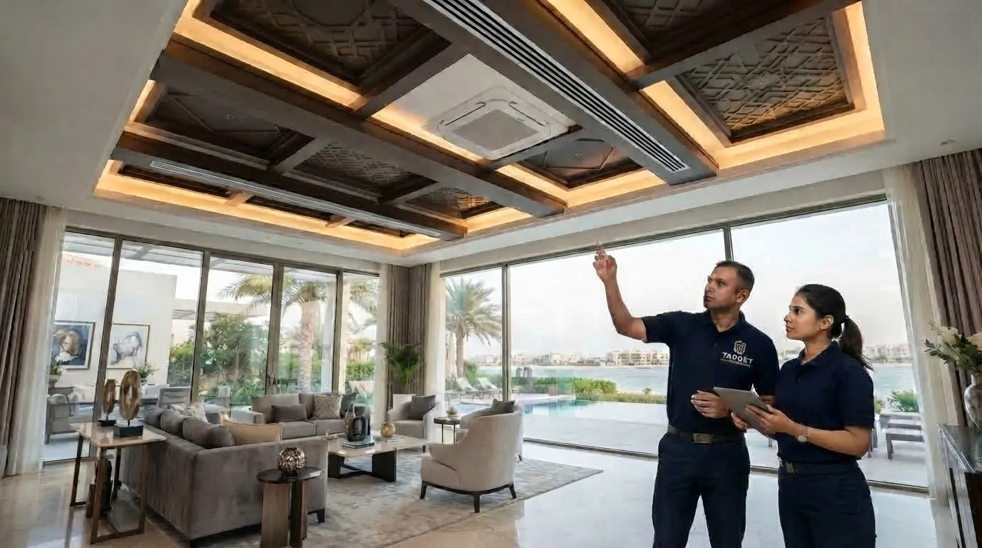 Luxury villa HVAC project by Target International